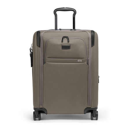 TUMI - Alpha Large Dual Access Expandable 4-Wheeled Carry-On Luggage - Zipper Expansion - Durable and Lightweight Travel Suitcase - TSA Lock Tracer - Grey Alloy