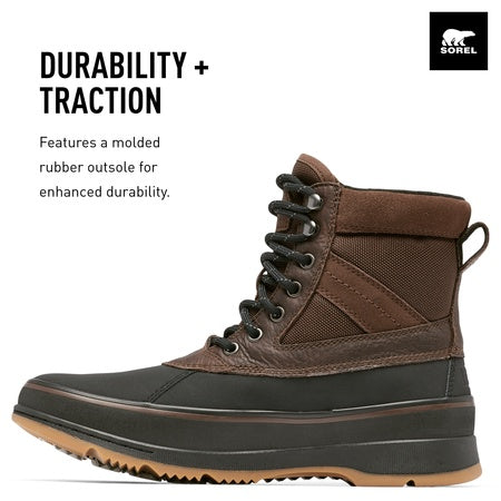 Sorel Men's Casual Winter Boots, Tobacco Black Collection 2023 2024, 9