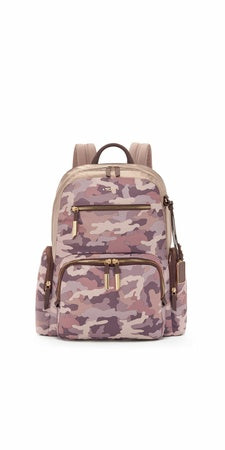 TUMI - Voyageur Carson Laptop Backpack - 15 Inch Computer Bag for Women - Camouflage Pink