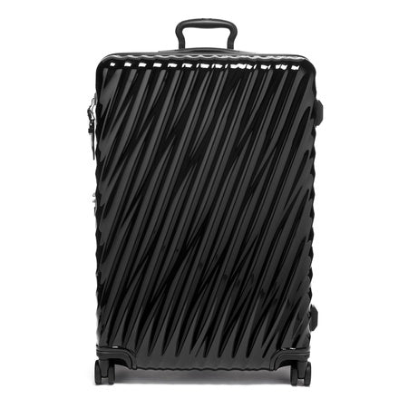 TUMI - 19 Degree Large Expandable Checked Luggage - 4-Wheels - Durable Hard Shell Zipper Expansion Checked Bag - Suitcase - Black