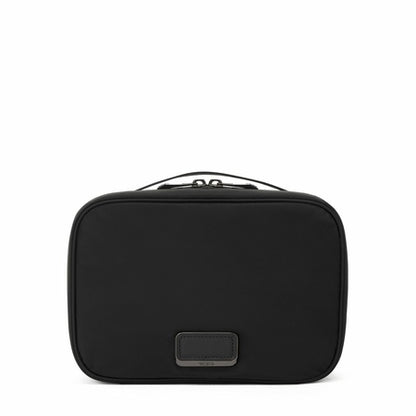 TUMI - Voyageur Tammin Cosmetic - Makeup Organizer Bag for Travel - Premium Toiletry Bag - Stain & Water-Resistant Material - Black & Gunmetal