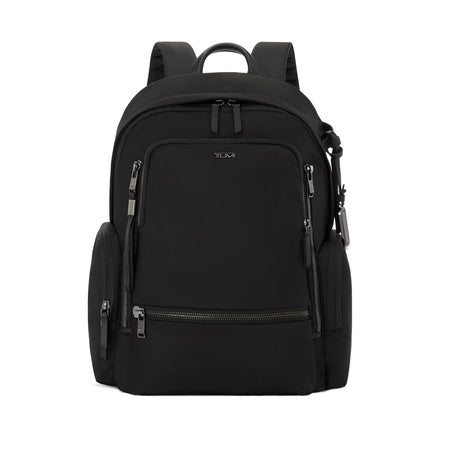 TUMI - Voyageur Celina Backpack - Women's Work and Travel Bag - 16.0" X 10.6" X 6.5" - Holds Up to 16" Laptop - Black & Gunmetal Hardware