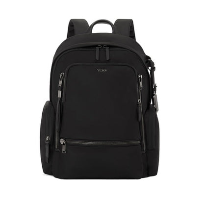 TUMI - Voyageur Celina Backpack - Women's Work and Travel Bag - 16.0" X 10.6" X 6.5" - Holds Up to 16" Laptop - Black & Gunmetal Hardware