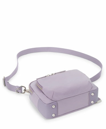 TUMI - Voyageur Teghan Crossbody - Women's Compact Everyday Purse with Leather Trim - Lavender