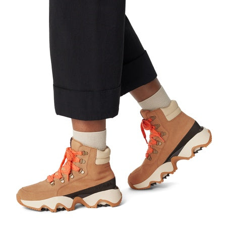 Sorel Women's Kinetic Impact Conquest Waterproof Shoes - Tawny Buff, Ceramic - Size 5.5