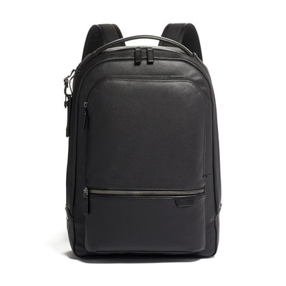 TUMI - Harrison Bradner Backpack - Men's Laptop Bag for Business & Travel - Fits up to 14" Screen - 16.5" X 11.5" X 3.5" - Black Leather