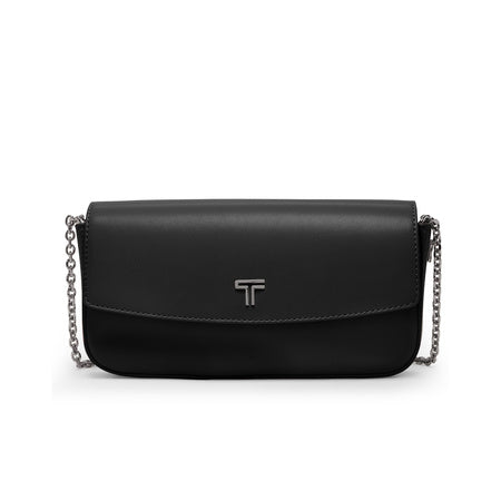 Tumi Womens Wallet On Chain Black/Gunmetal One Size