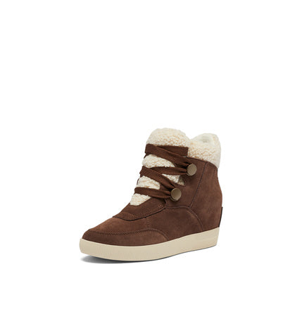 Sorel Women's Out N About Cozy Wedge Boots - Tobacco, Natural - Size 11
