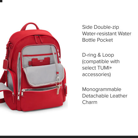 Tumi Womens Celina Backpack Tumi Red One Size