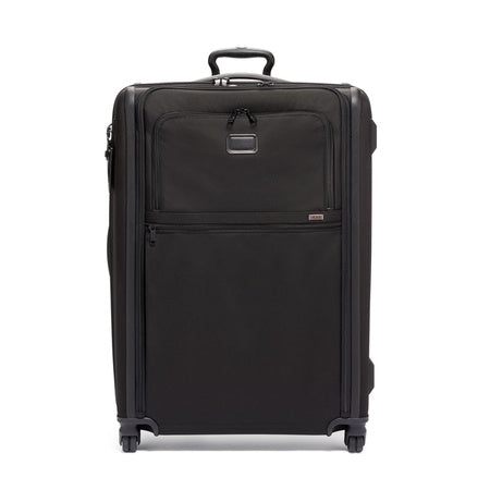 TUMI - Alpha Extended Trip Expandable 4-Wheeled Packing Case - Hybrid Softside and Hardside Checked Bag - Black