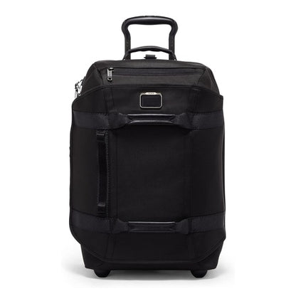 TUMI - Alpha Bravo International 2 Wheeled Duffel Backpack Carry-On - Adjustable Compact Travel Bag - 21.8" X 14.0" X 9.0" - Black