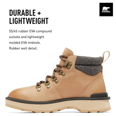 Sorel Women's Hi-Line Hiker Cozy Boots - Canoe, Ceramic - Size 5