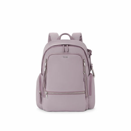 TUMI - Voyageur Celina Backpack - Women's Work and Travel Bag - 16.0" X 10.6" X 6.5" - Holds Up to 16" Laptop - Lilac & Silver Hardware
