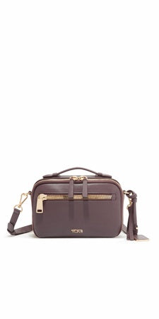 TUMI - Voyageur Marcie Leather Crossbody - Dark Mauve