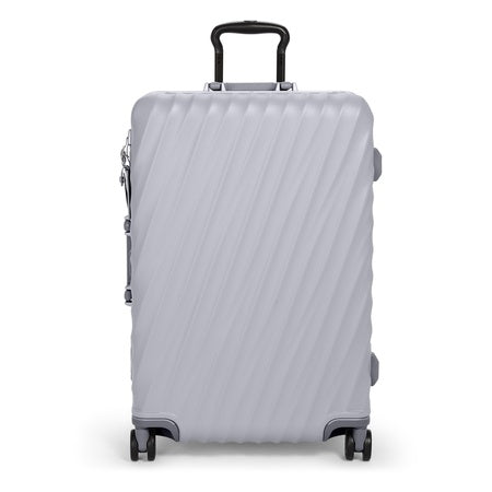 TUMI - 19 Degree Frame 4 Wheel Luggage - Lightweight and Highly Durable, Modern Design, Double-Lock Closure Hard Shell Men's and Women's Suitcase - 26" Short Trip Packing Case, Pearl Grey Texture