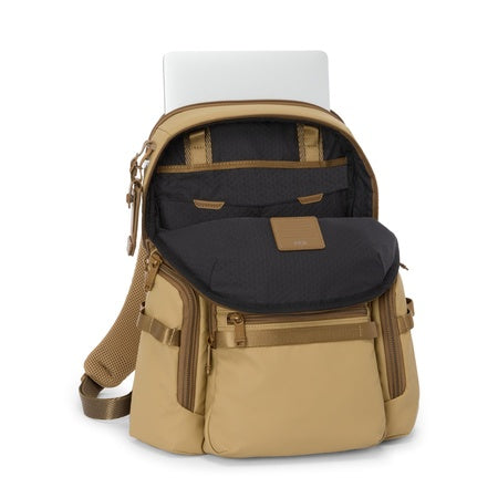 TUMI - Alpha Bravo Navigation Backpack - Everyday Travel and Commute Bag - Fits Up to 15" Laptop - 16.0" X 14.0" X 7.3" - Khaki