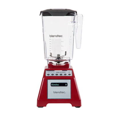 Blendtec Total Classic Original Blender - WildSide+ Jar (90 oz) - Professional-Grade Power - 6 Pre-programmed Cycles - 10-speeds - Red