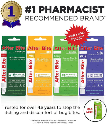After Bite Outdoor Itch Relief, 0.7 oz (Pack of 4)