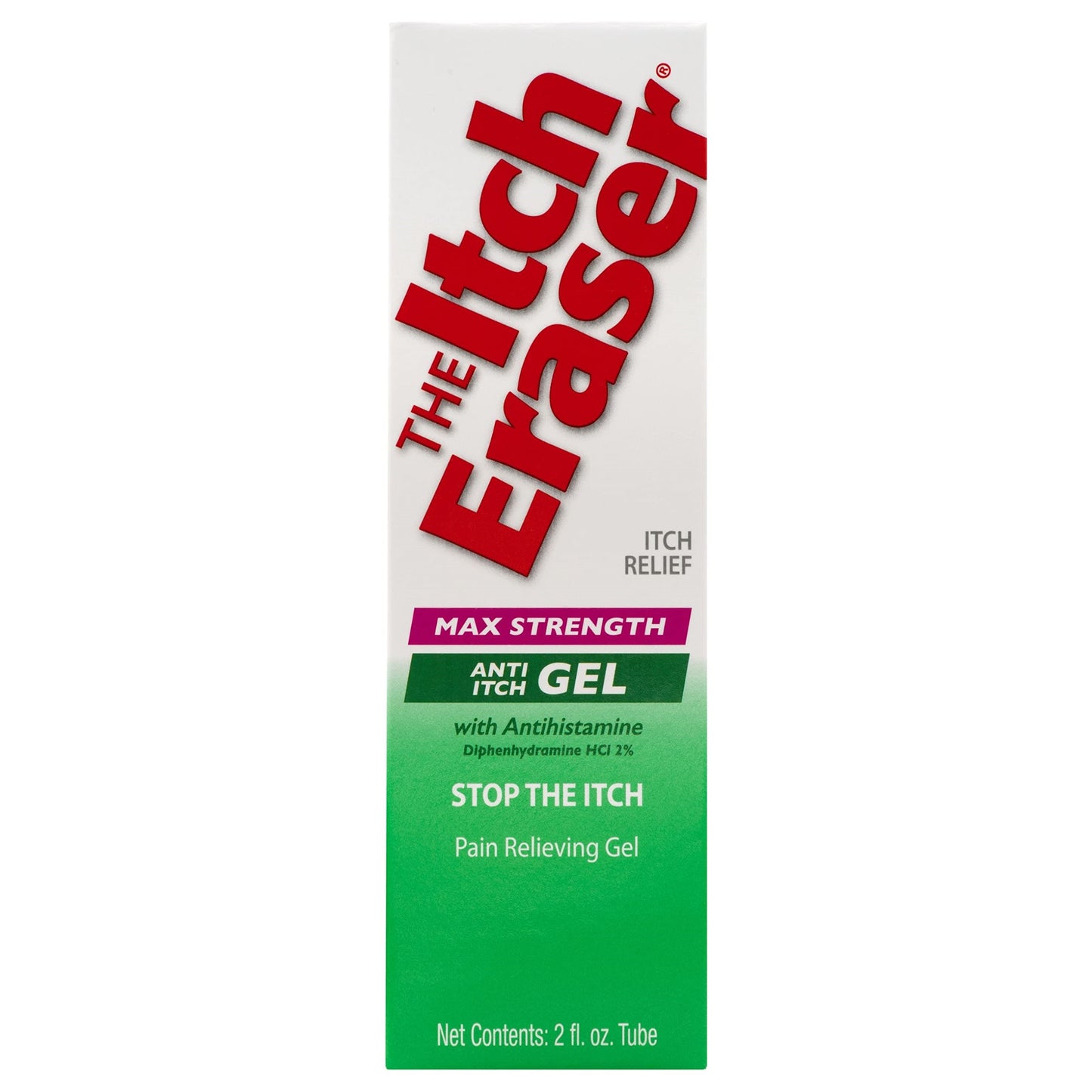 The Itch Eraser Max Strength Gel, 2 oz (Pack of 4)