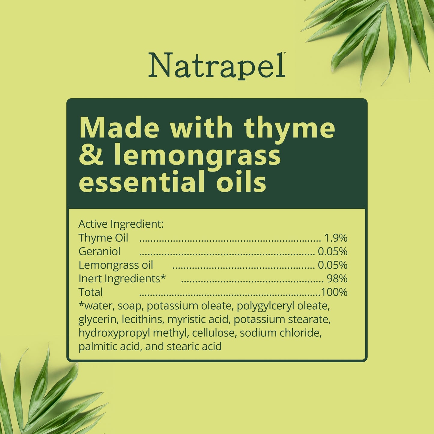 Natrapel Essential Oil Insect Repellent for Pets and People Uncarded