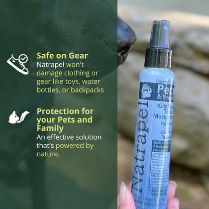 Natrapel Essential Oil Insect Repellent for Pets and People Uncarded