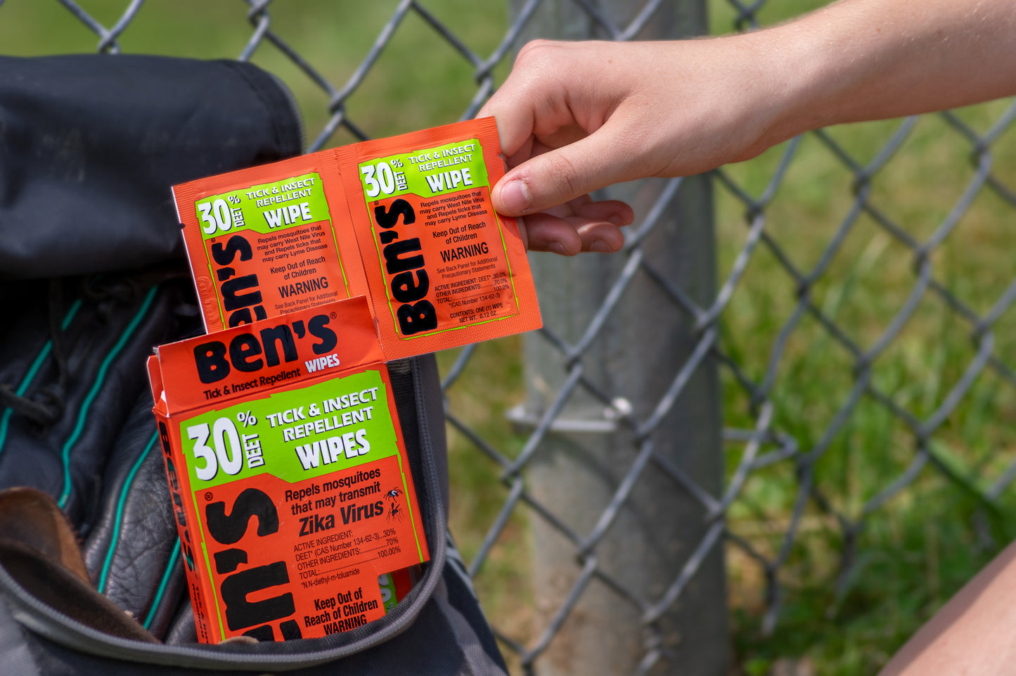 Ben's 30 Insect Repellent Wipes, 12 ct (Pack of 4)