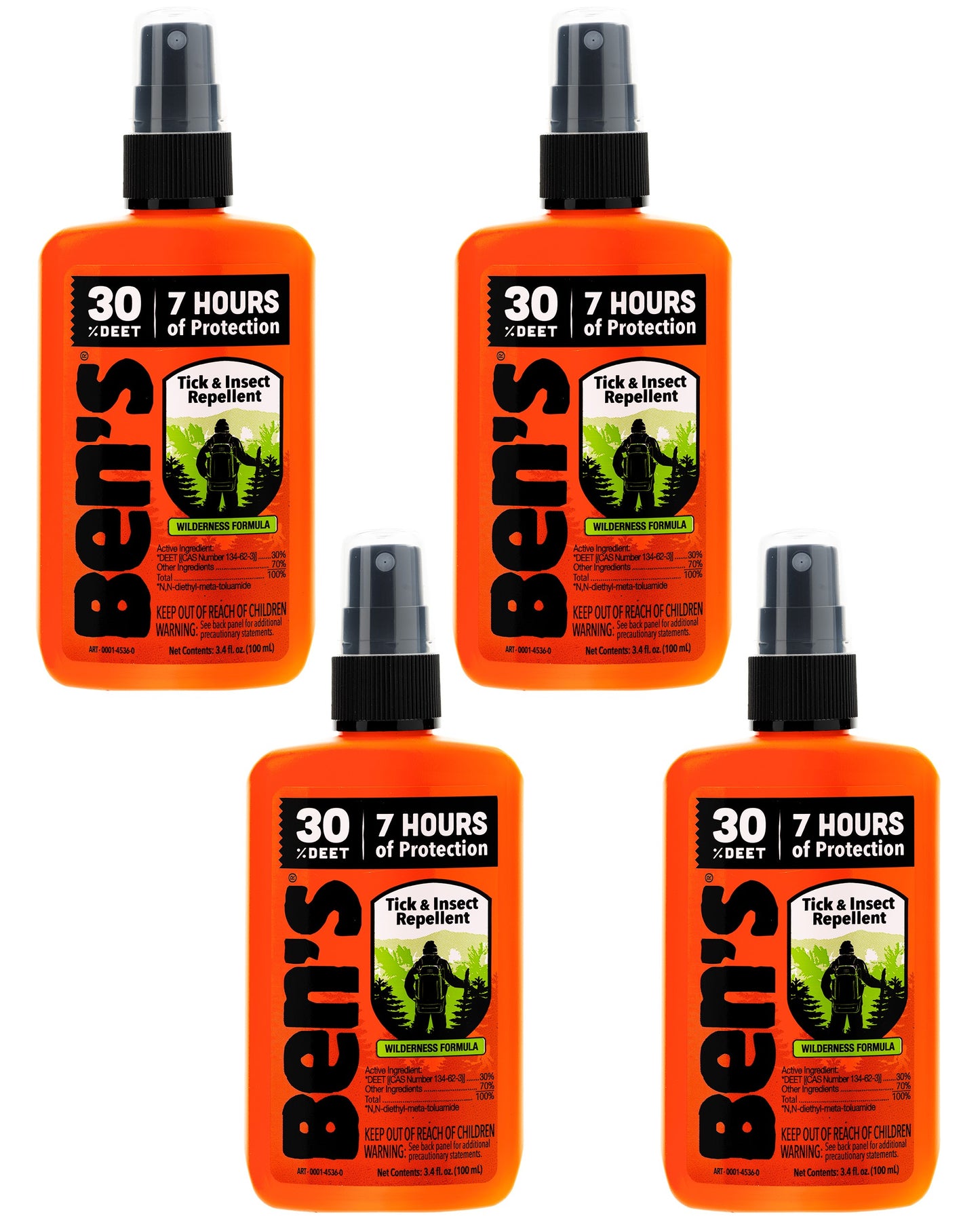 Ben's 30 Tick & Insect Repellent 3.4 Fl Oz. Pump Spray - Carded