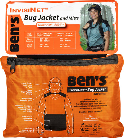Ben's InvisiNet Bug Jacket and Mitts - S/M