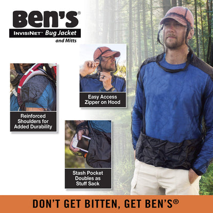 Ben's InvisiNet Bug Jacket and Mitts - S/M