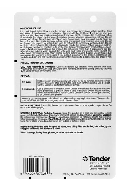 Ben's Tick Repellent Spray 3.4 oz (Pack of 3)
