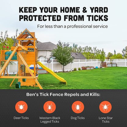 Ben's Tick Fence Tick Control Spray, 1 Gallon (Pack of 2)
