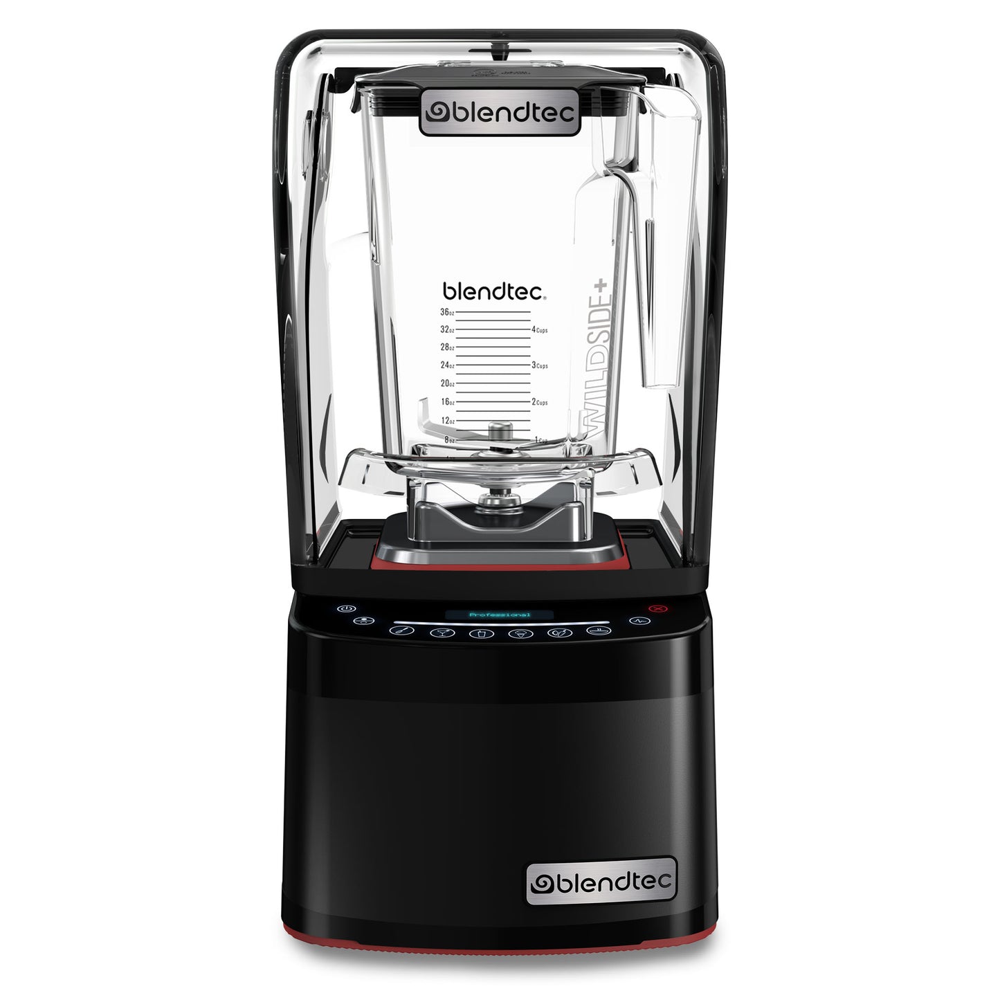 Blendtec Professional 800 - Blender with WildSide+ Jar (90 oz) - Professional Blender for Smoothies & Frozen Drinks - Quietest Professional-Grade Power - 11-Speed Touch Slider - Easy to Clean - Black
