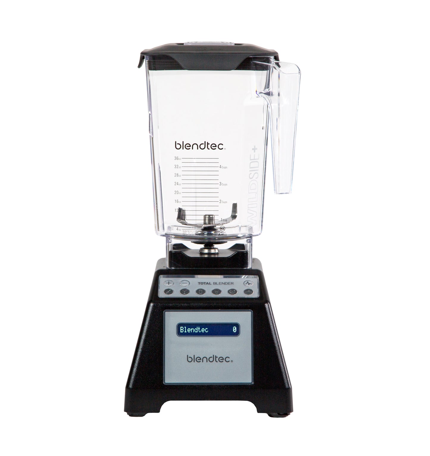Blendtec Total Classic Original Blender - WildSide+ Jar (90 oz) - Professional-Grade Power - 6 Pre-programmed Cycles - 10-speeds - Black