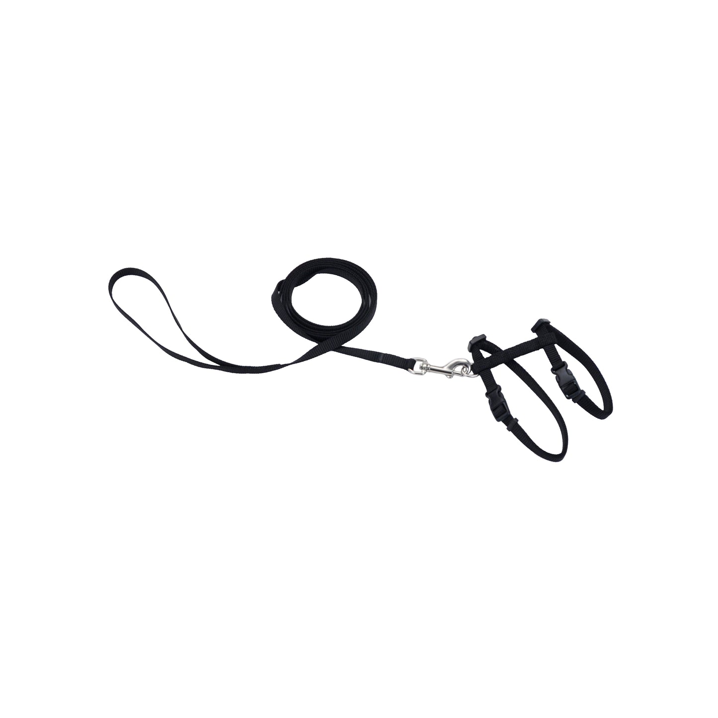 Coastal - Harness with 6' Leash, Black, 3/8‚Äù x 11‚Äù- 18‚Äù