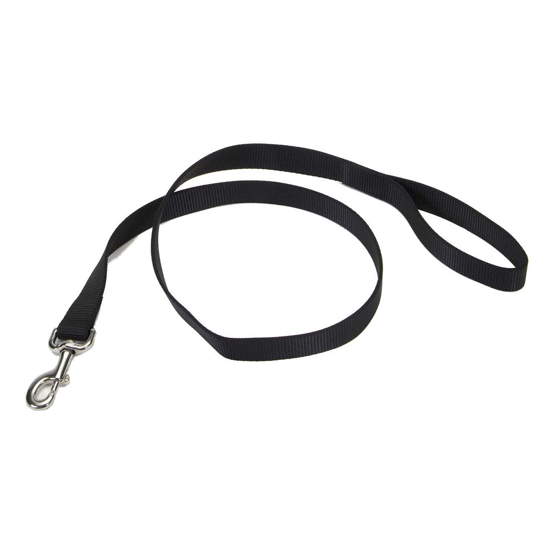 Coastal - Single-Ply Dog Leash, Black, 1" x 6'