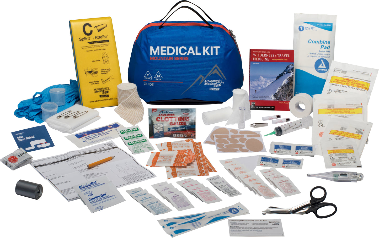 Adventure Medical Kits Mountain Series Guide Medical Kit - 163 Pieces