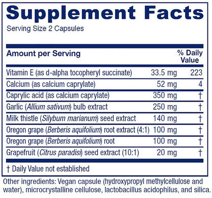 Vitanica Candidastat, Yeast Balance Supplement and Support, Vegan, 120 Capsules