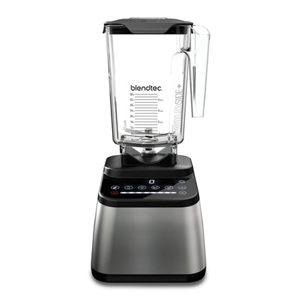 Blendtec - Original Designer Blender - WildSide+ Jar (90 oz) - Professional-Grade Power - Self-Cleaning - 6 Pre-programmed Cycles - 8-Speeds - Sleek and Slim, Stainless Steel