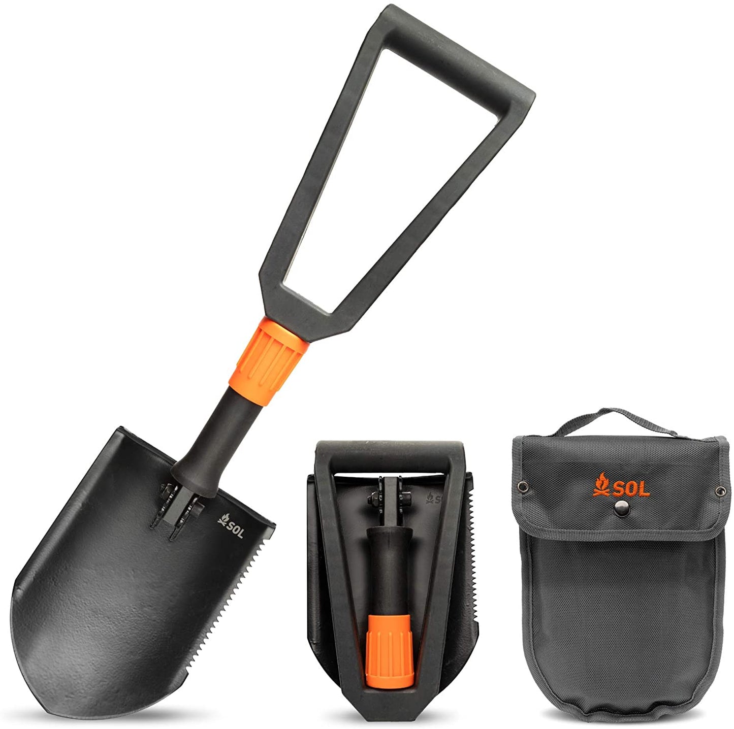 SOL Survival Carbon Steel Packable Field Shovel