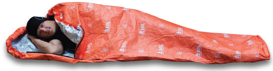 S.O.L. 70% Reflective Escape Bivvy, Orange