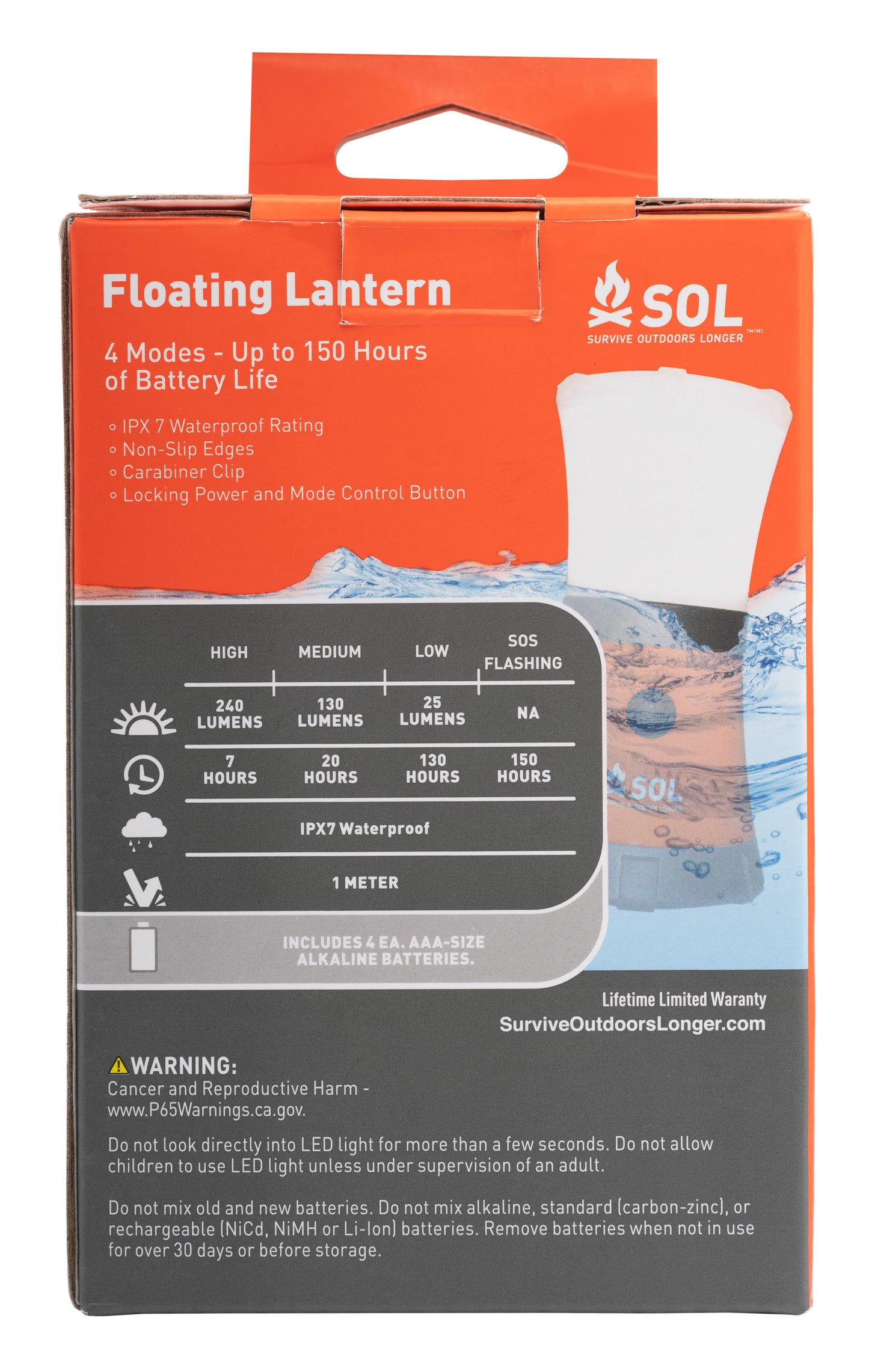 SOL Waterproof Floating Lantern