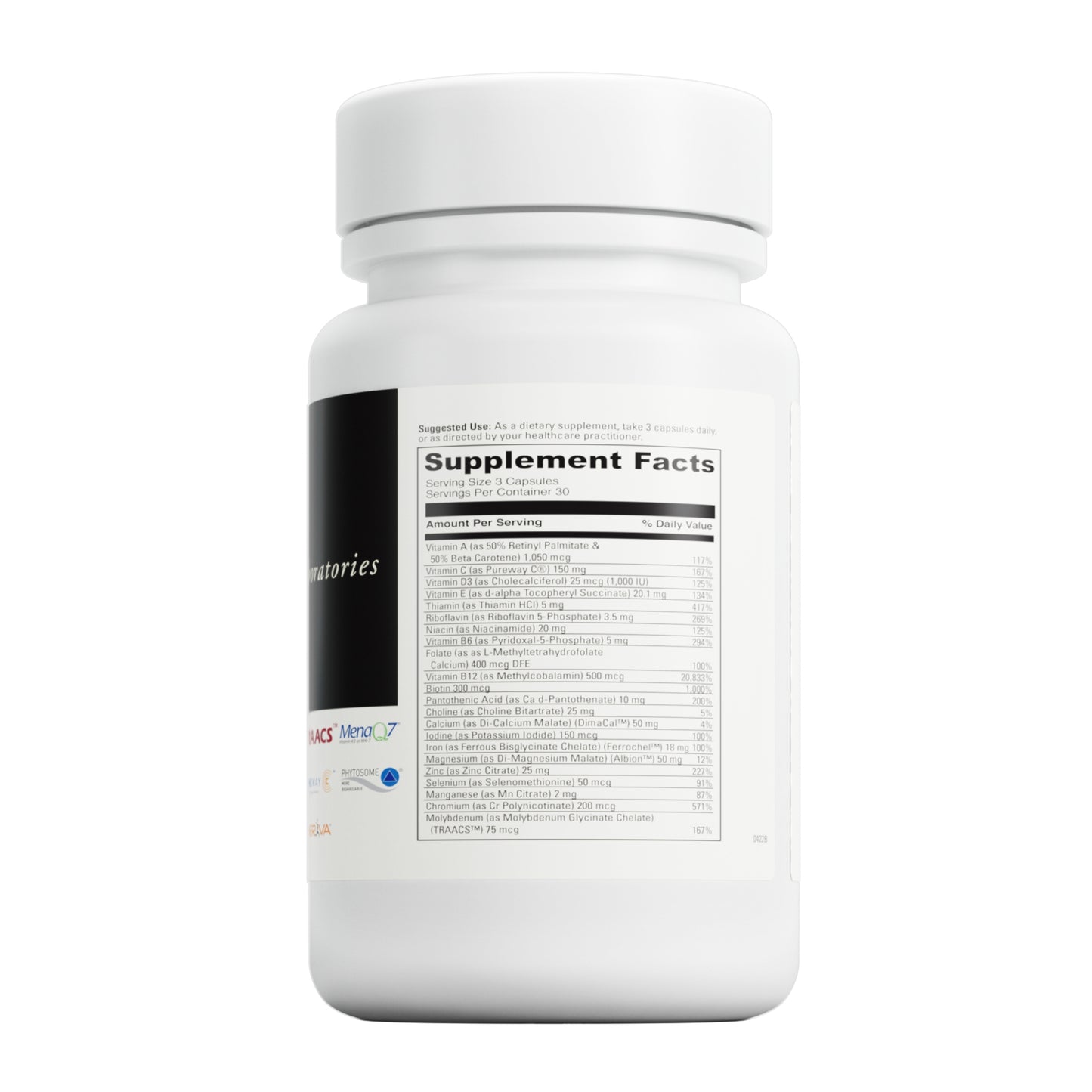 DaVinci Labs - Daily Best Women - A Dietary Supplement with Vitamin B6, Vitamin B12 Vitamin C, Vitamin K2, and More - Vegetarian, Gluten-free - 90 Capsules