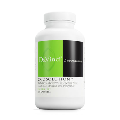 DaVinci Labs CX-2 Solution - Dietary Supplement to Support Muscle Function, Joint Health, Hydration and Flexibility* - With Glucosamine HCl, MSM, Sea Cucumber, and More - Gluten-Free - 180 Capsules