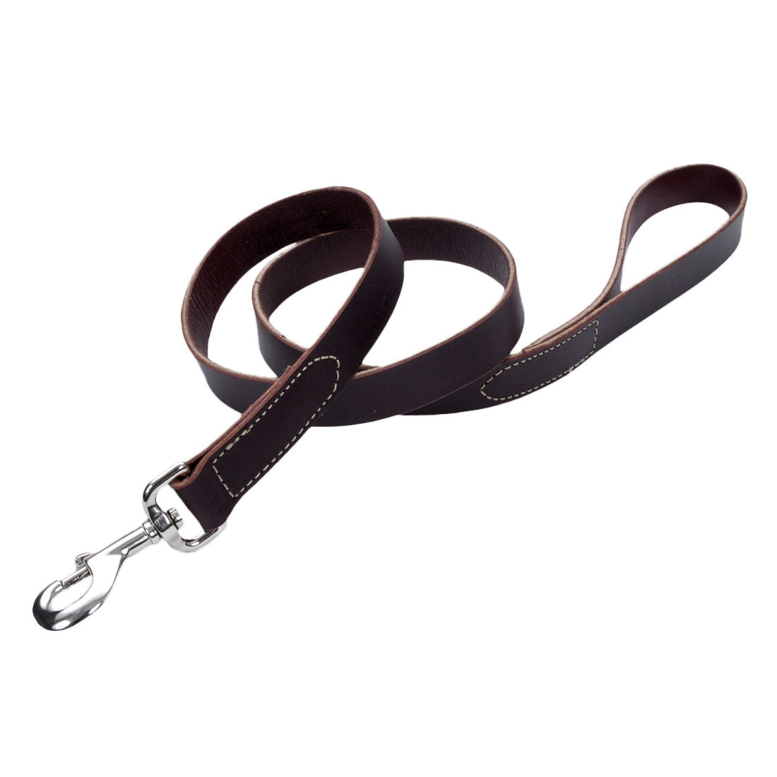 Coastal - Circle T - Latigo Leather Dog Leash, Latigo, 1" x 04'