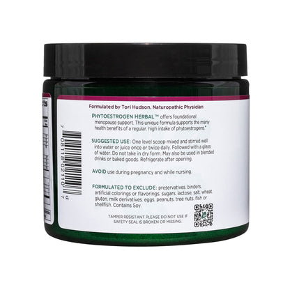 Vitanica Phytoestrogen Herbal Non-GMO PMS, Menopause Relief Supplement for Women, Hormone Balance, Night Sweats & Hot Flash Relief, Soy Isoflavones, Vegan, Powder 8 Oz (Phytoestrogen Herbal)