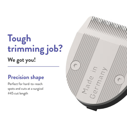 WAHL Professional Animal Vetiva Replacement Blade for The Vetiva Veterinary Mini Trimmer (02168), Silver