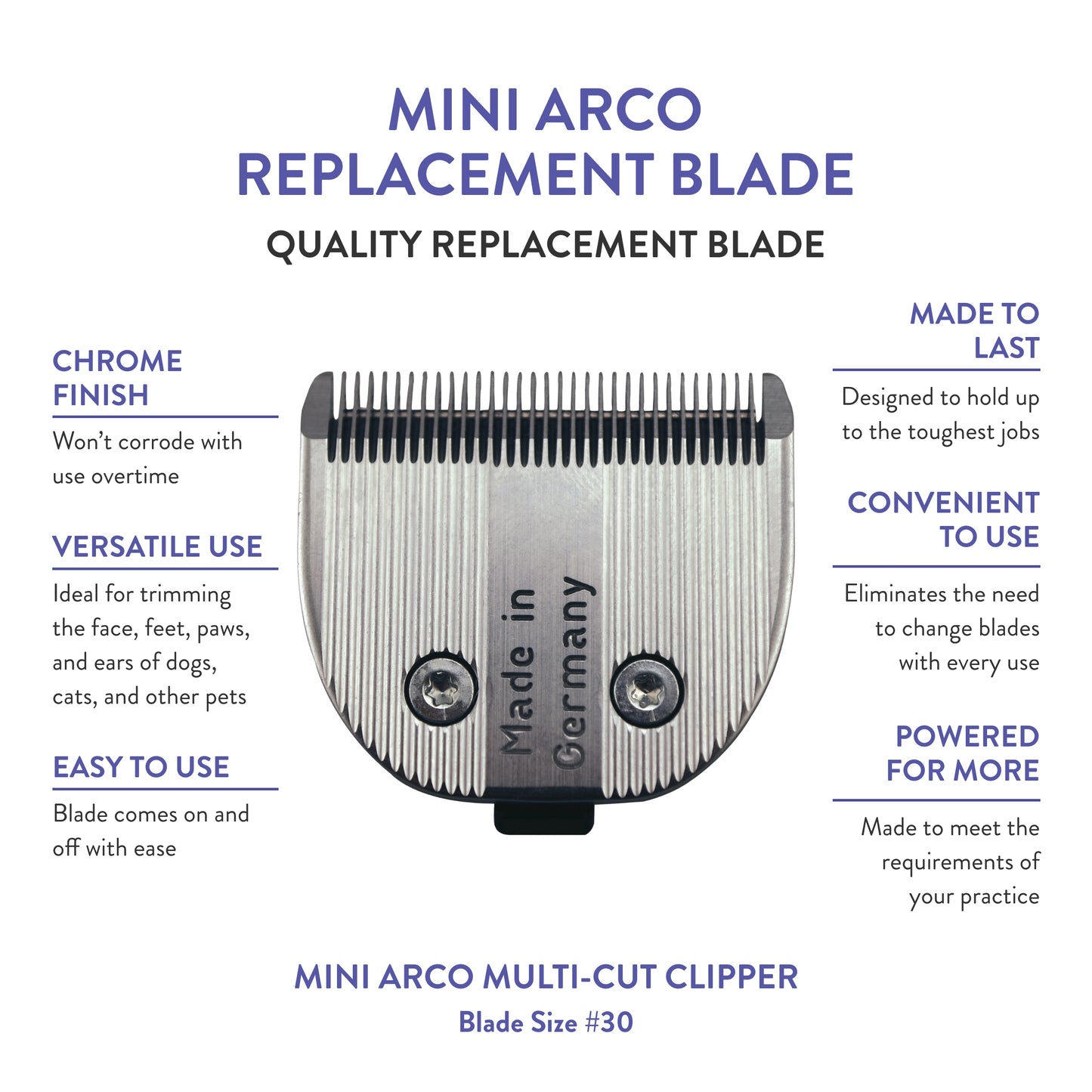 WAHL Professional Animal 30 MiniArco Replacement Trimmer Blade (2179-100)