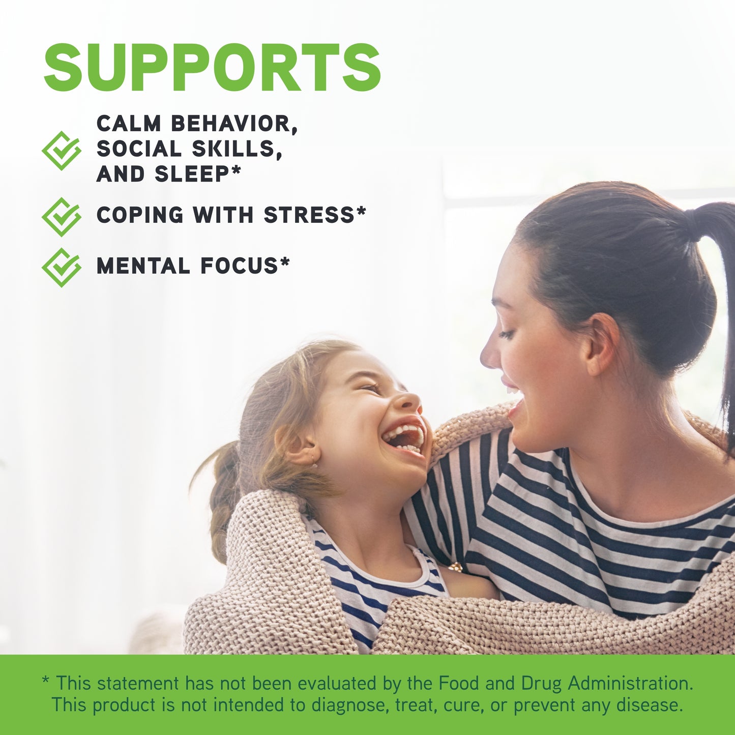 DaVinci Labs Focus Chewable - Supplement to Support Behavior, Brain Health, and Immune Health for Kids* - With Vitamin B6, Folate, Vitamin B12, and More - Orange Flavor -Sugar-Free - 90 Tablets