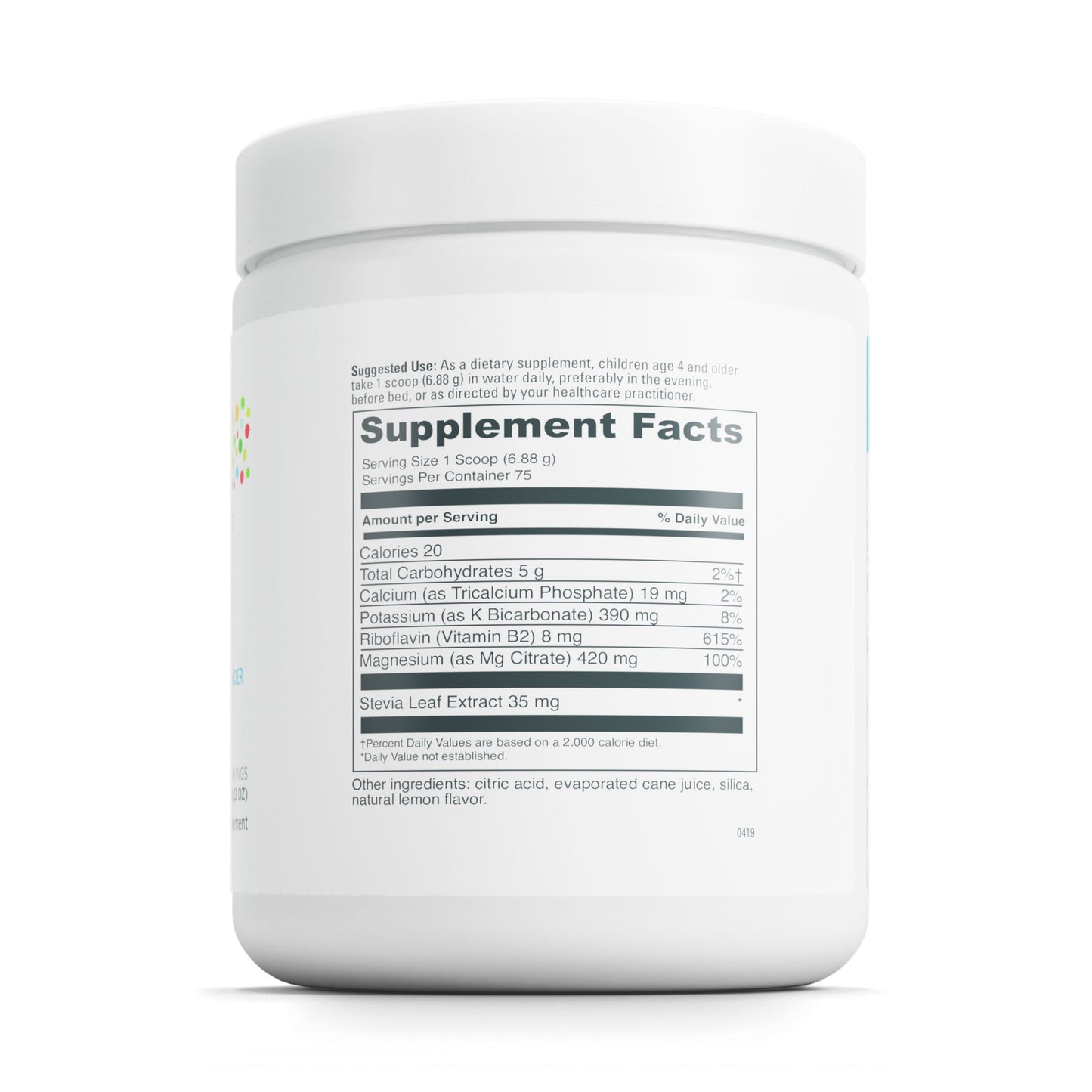Little DaVinci Fizzy Mag - Effervescent Magnesium Supplement for Kids to Support Brain Health, Relaxation and Behavior* - With Calcium, Riboflavin, and More - Lemon Lime Flavor - 516 g, 75 Servings
