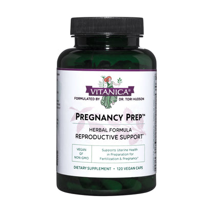 Vitanica Pregnancy Prep, Reproductive System Support, Vegan, 120 Capsules